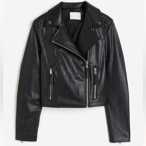 H&M Faux Leather Jacket NWOT